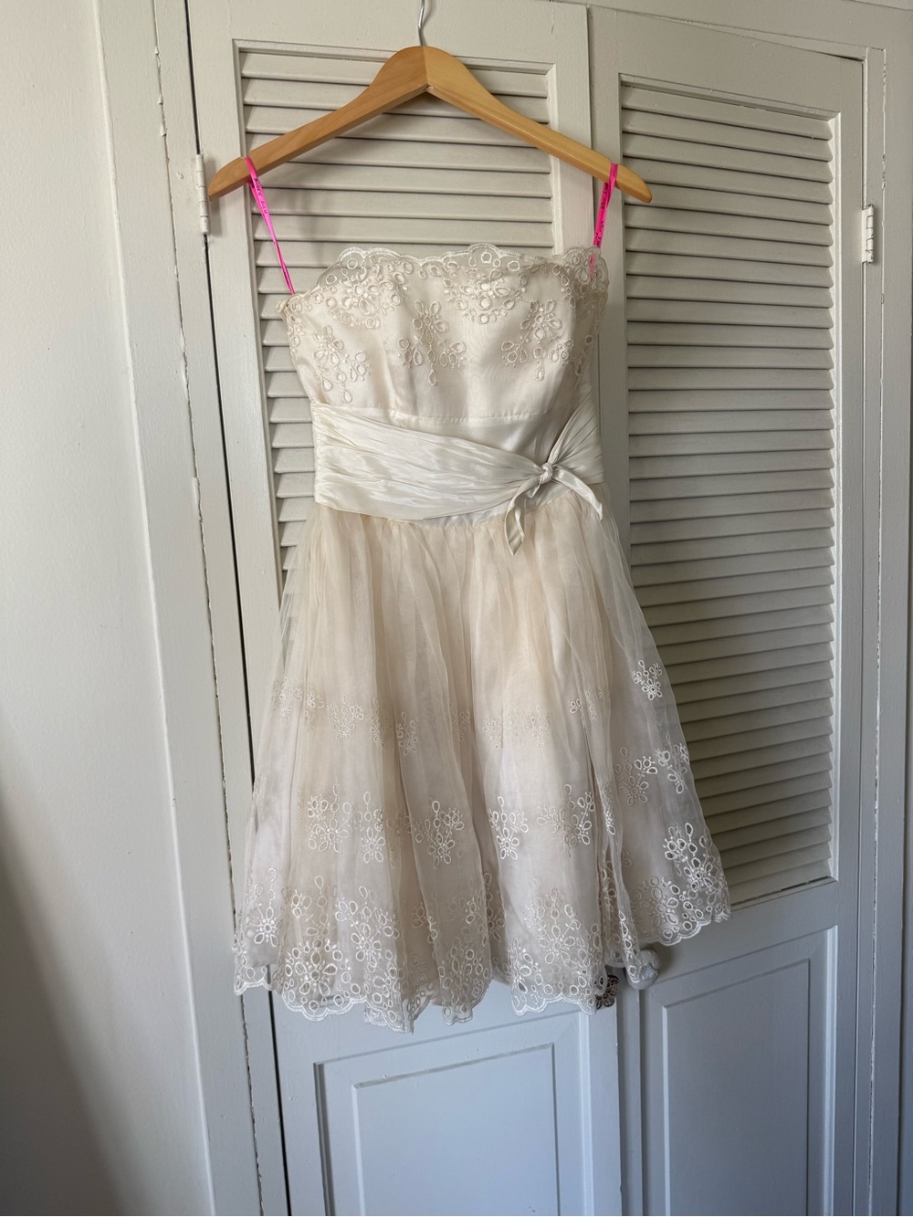 Vintage Betsy Johnson Strapless Dress